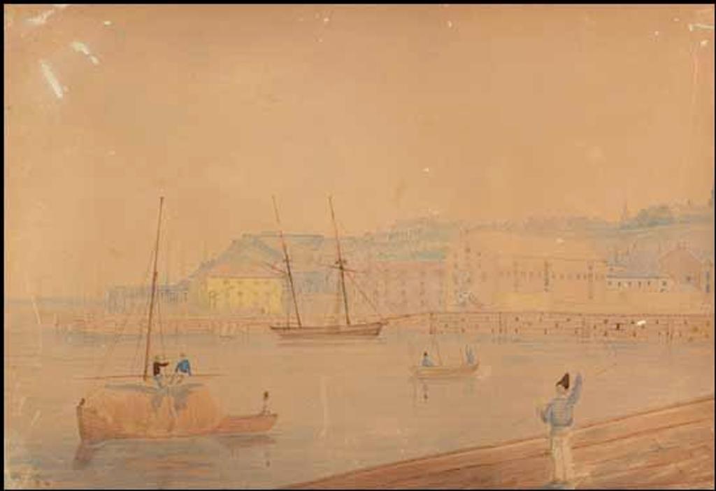 James Pattison Cockburn (1778-1847) - Quebec from Mathers Wharf