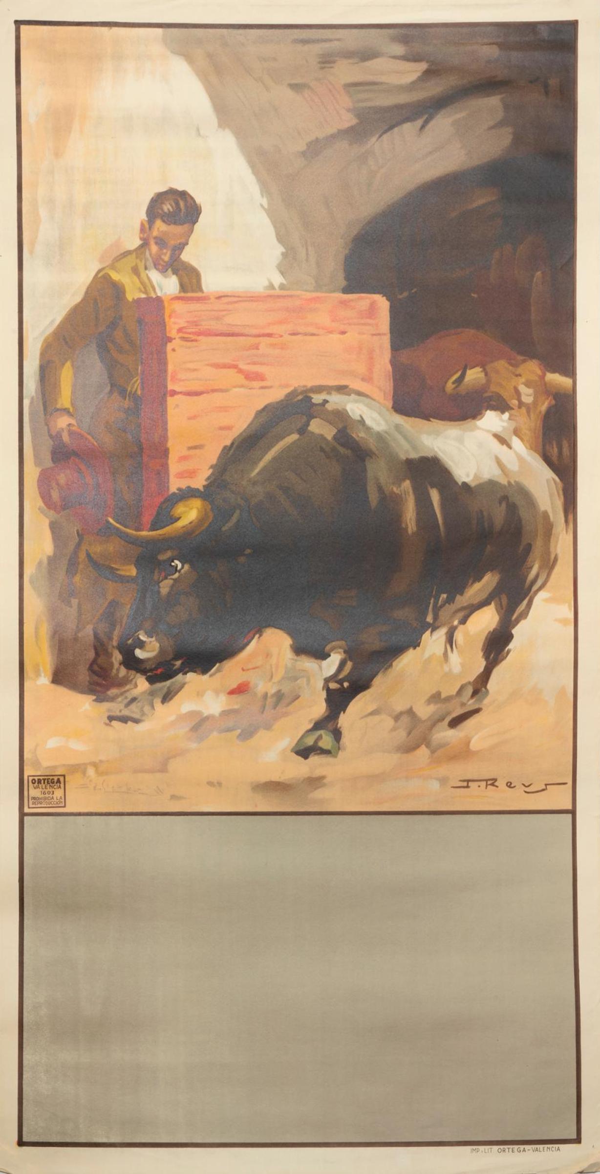 Juan Reus Parra (1912-2003) - Ortega Valencia Bullfight