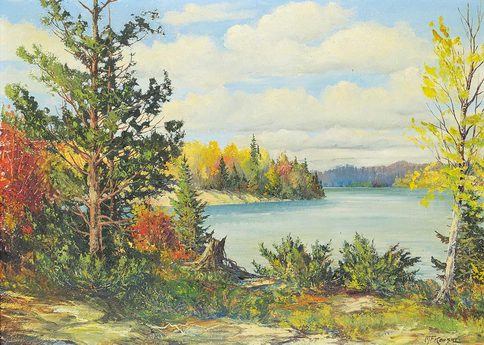 Matthew F. Kousal (1902-1990) - Untitled - Autumn Trees