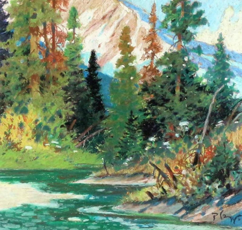 Werner R. Plangg (1934-1994) - Mountain And River Landscape