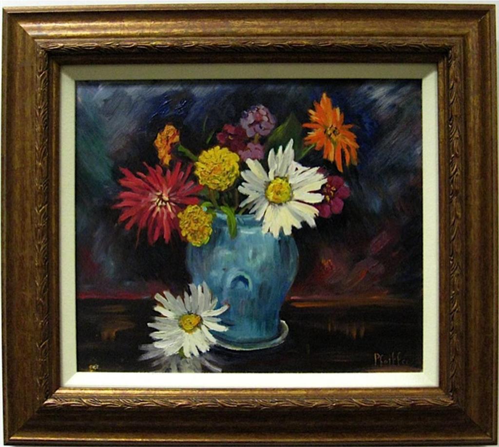 Gordon Edward Pfeiffer (1899-1983) - Flowers In A Blue Vase (Landscape)