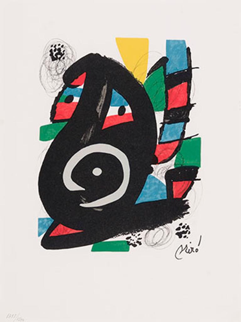 Joan Miró (1893-1983) - La mélodie acide, model 14 (The Acid Melody, Plate 14)