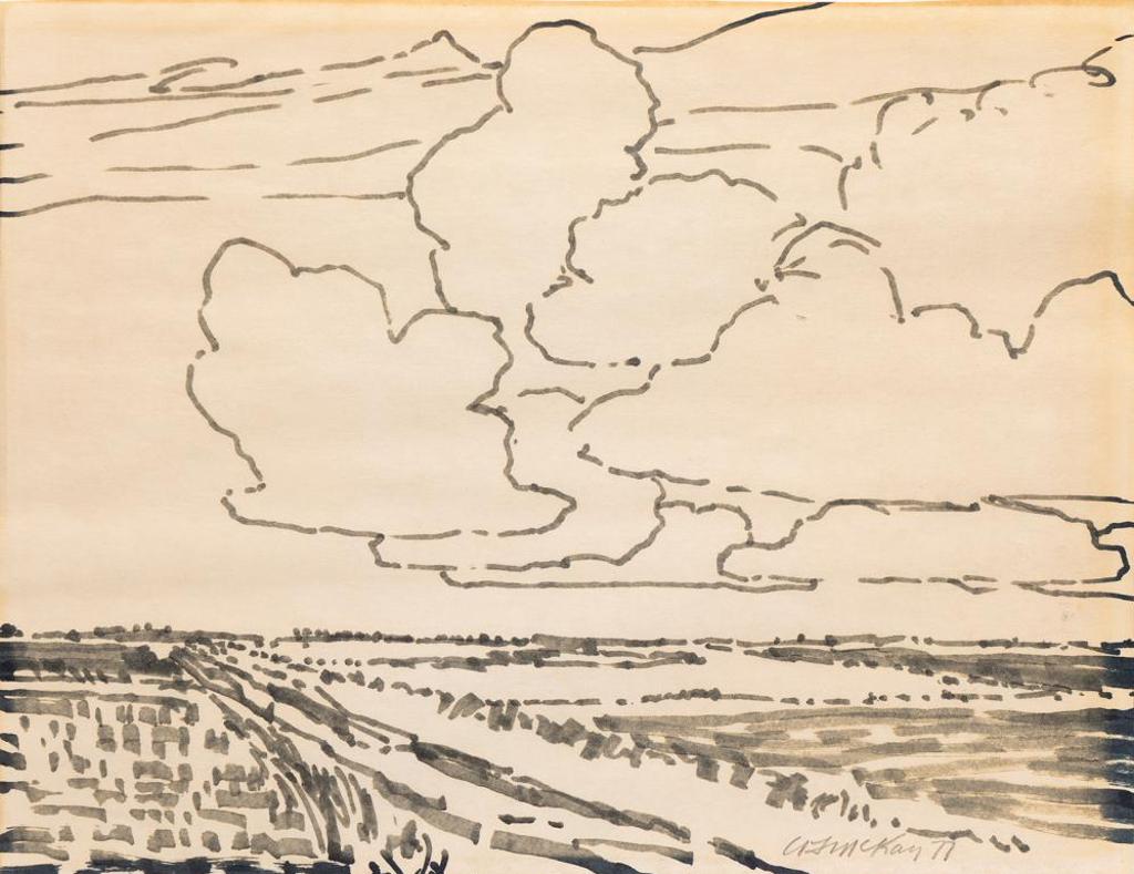 Arthur Fortescue (Art) McKay (1926-2000) - Untitled - Prairie Road