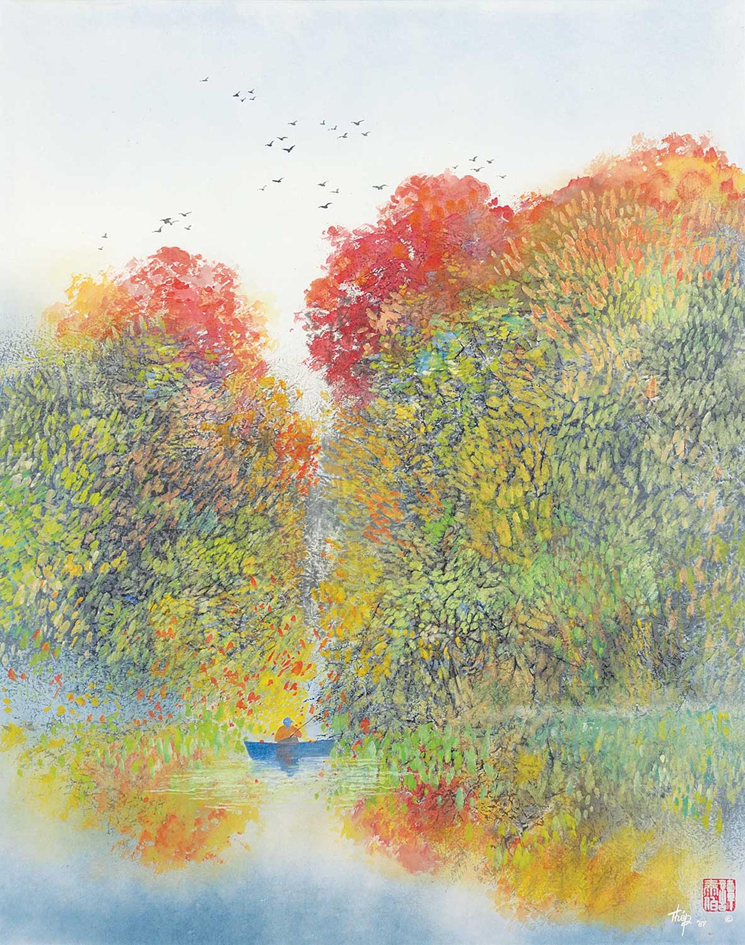 Thep Thavonsouk - Untitled - Autumn Boat Ride