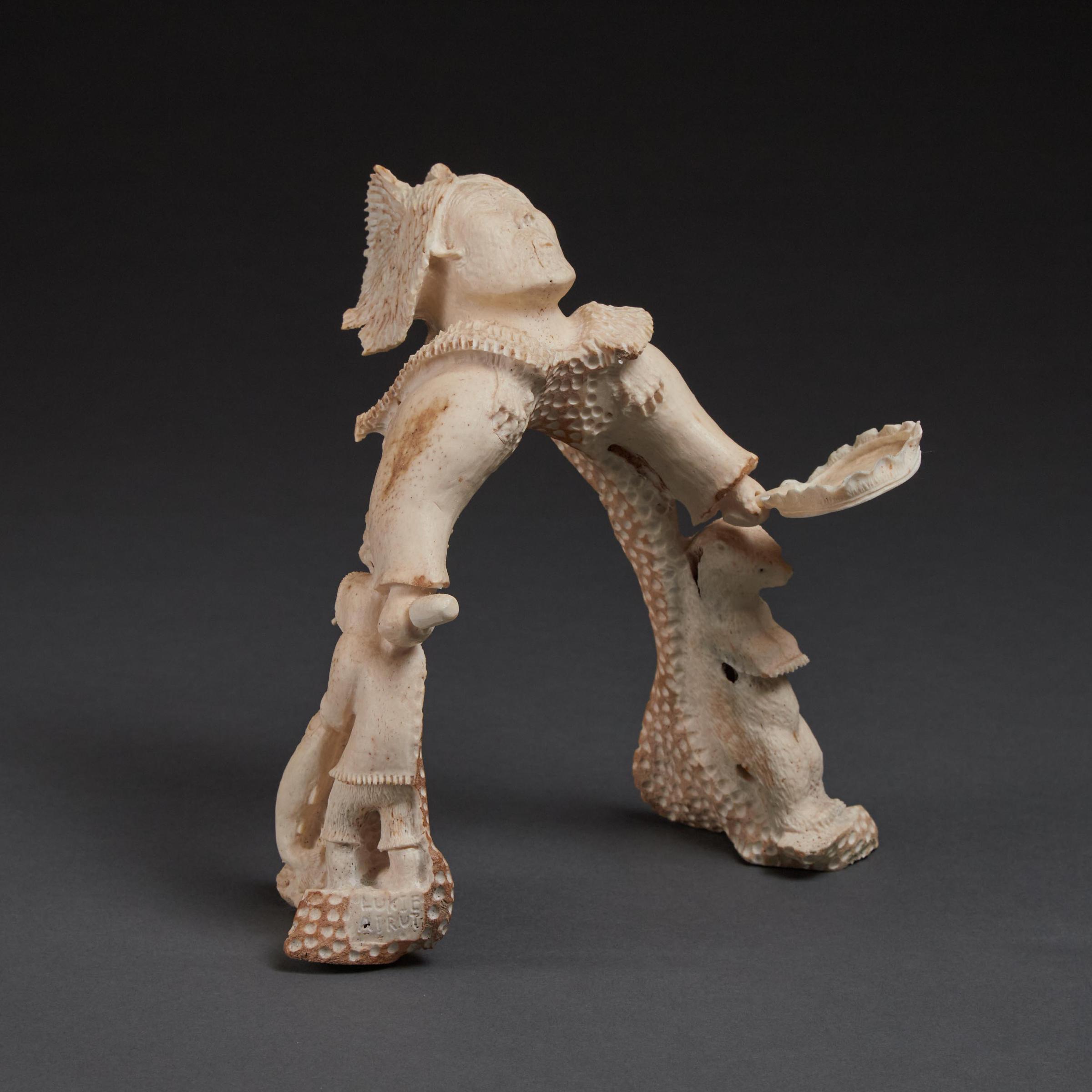Luke Airut (1942-2018) - Shaman Drumming, Ca. 2002