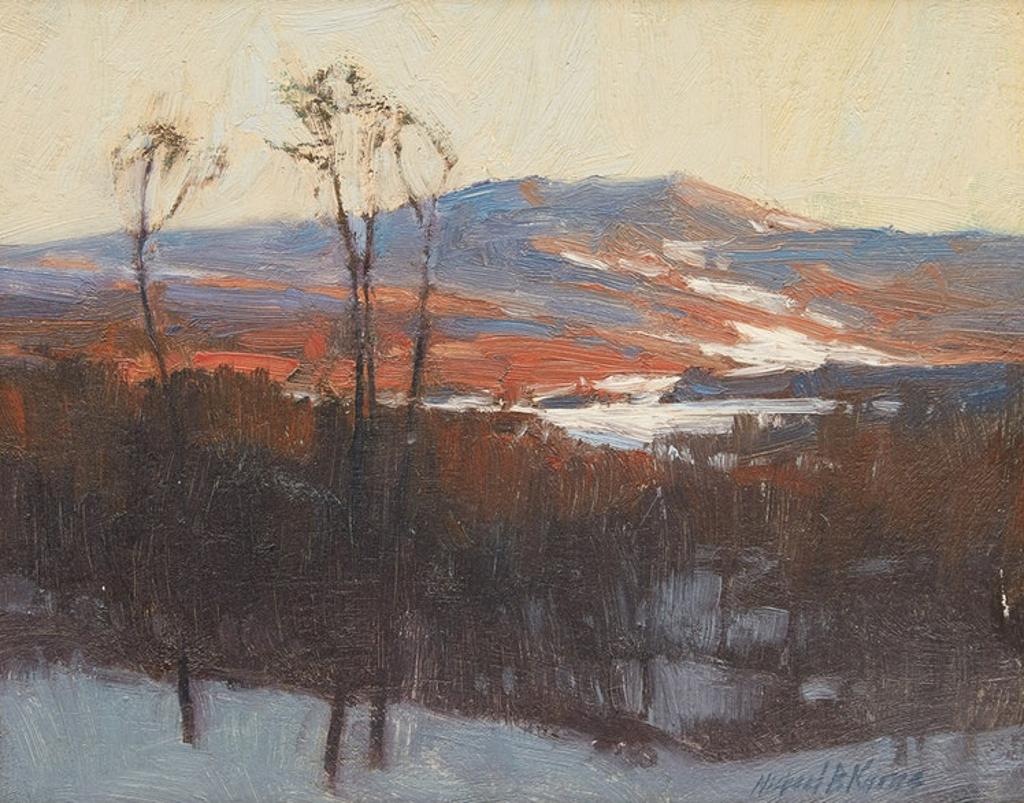Michael B. Karas (1954) - Gatineau Hills from Gloucester Highway 401, Winter of 1981