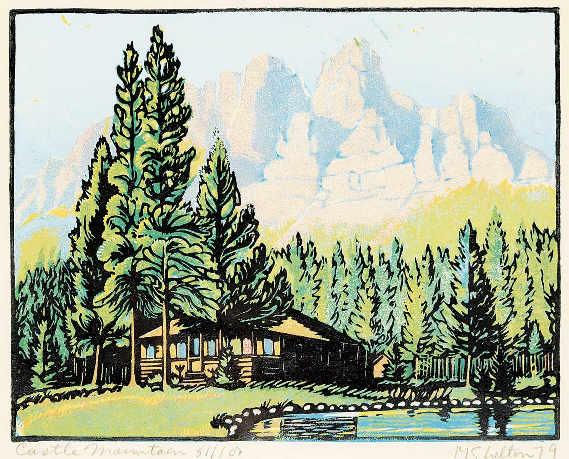 Margaret Dorothy Shelton (1915-1984) - Castle Mountain  #81/100