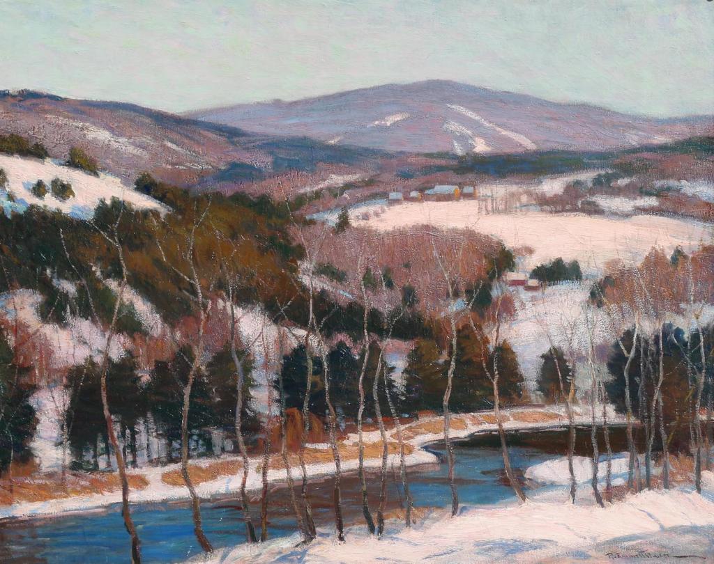 Robert Emmett Owen (1878-1957) - New England Landscape - Connecticut River