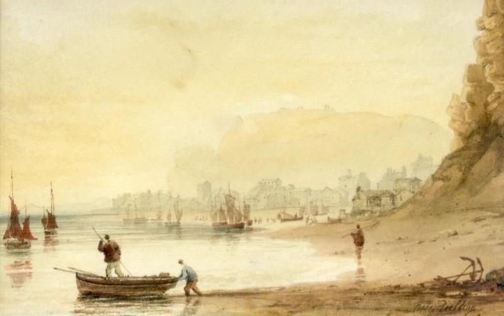 Anthony Van Dyck Copley Fielding (1787-1855) - A Distant View of Hastings