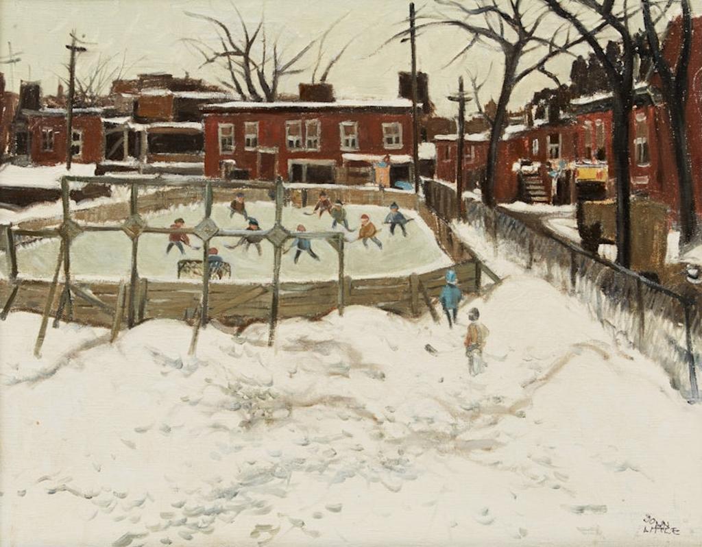 John Geoffrey Caruthers Little (1928-1984) - Skating Rink (circa 1966)