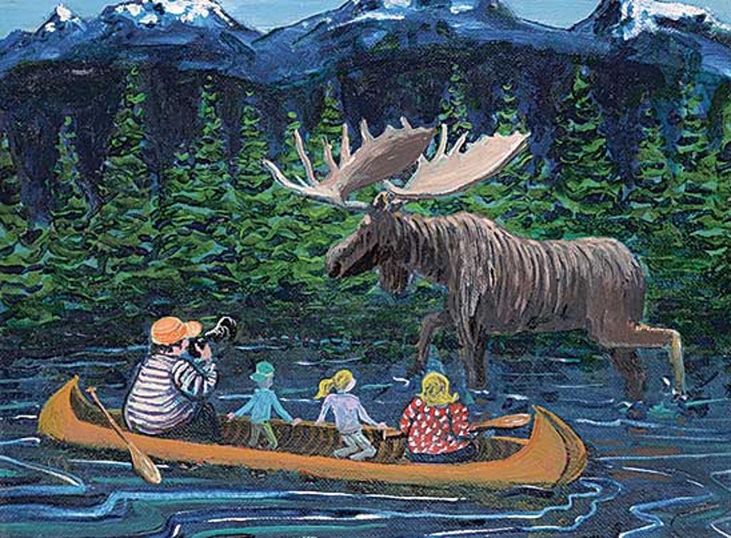 Maxwell Allen Newhouse (1947) - Canoe and Moose Family Outing