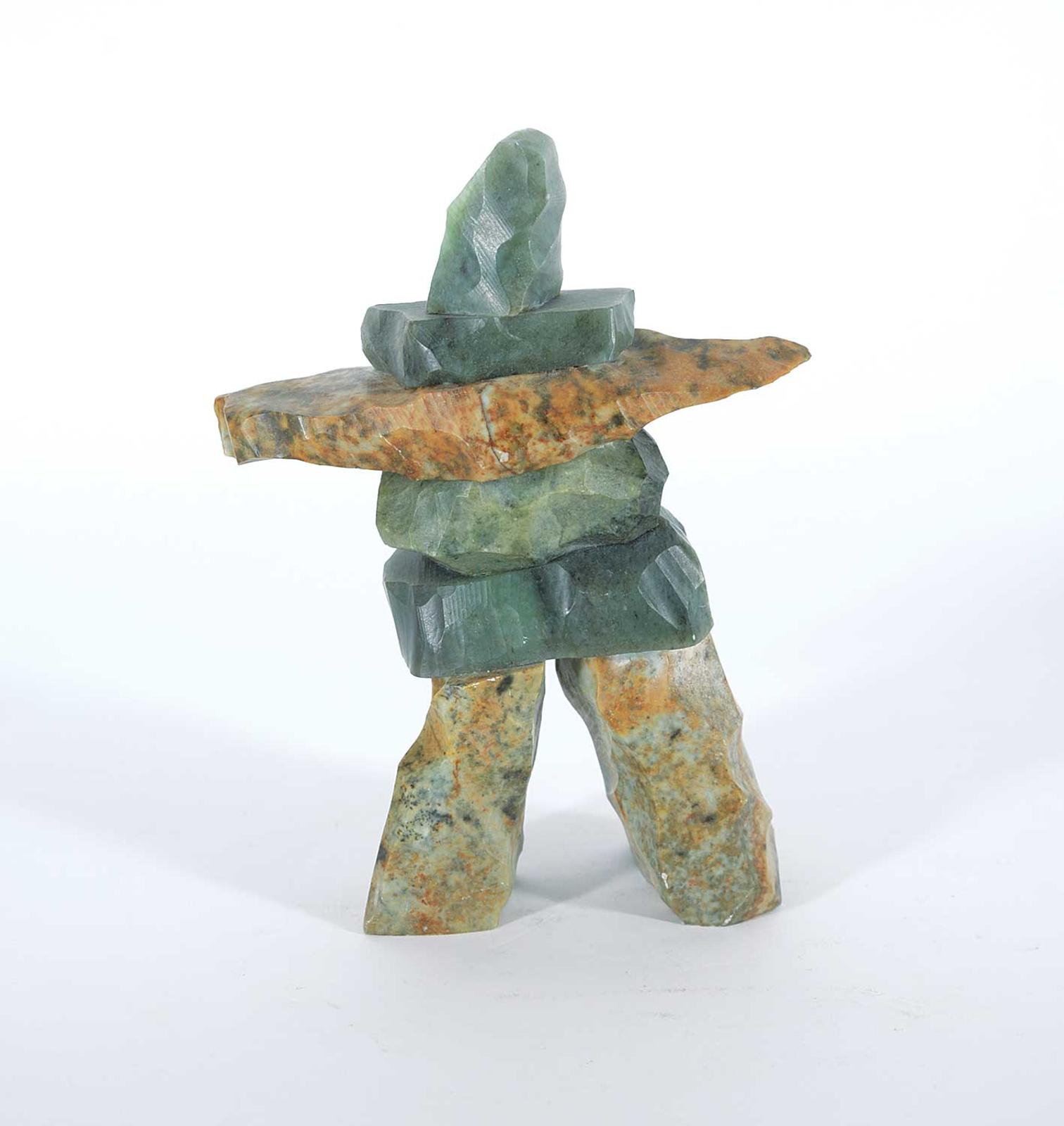 Mark Totan (1953) - Colourful Stone Inukshuk