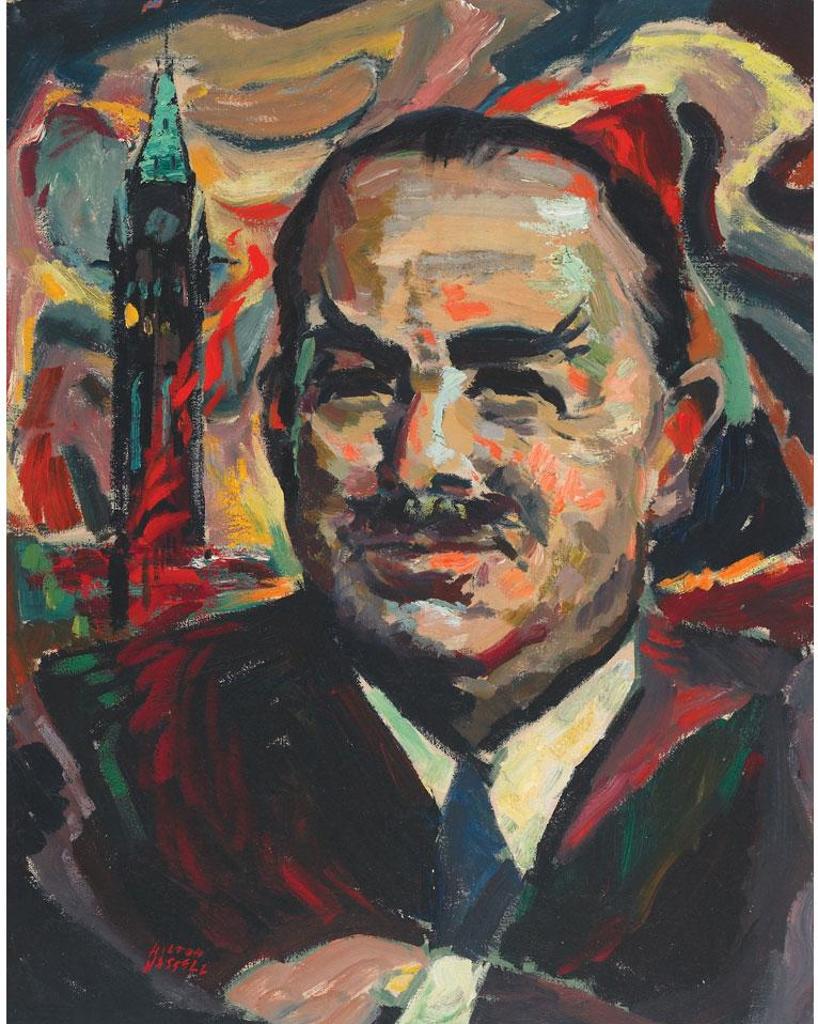 Hilton MacDonald Hassell (1910-1980) - Portrait Of John P. Robarts