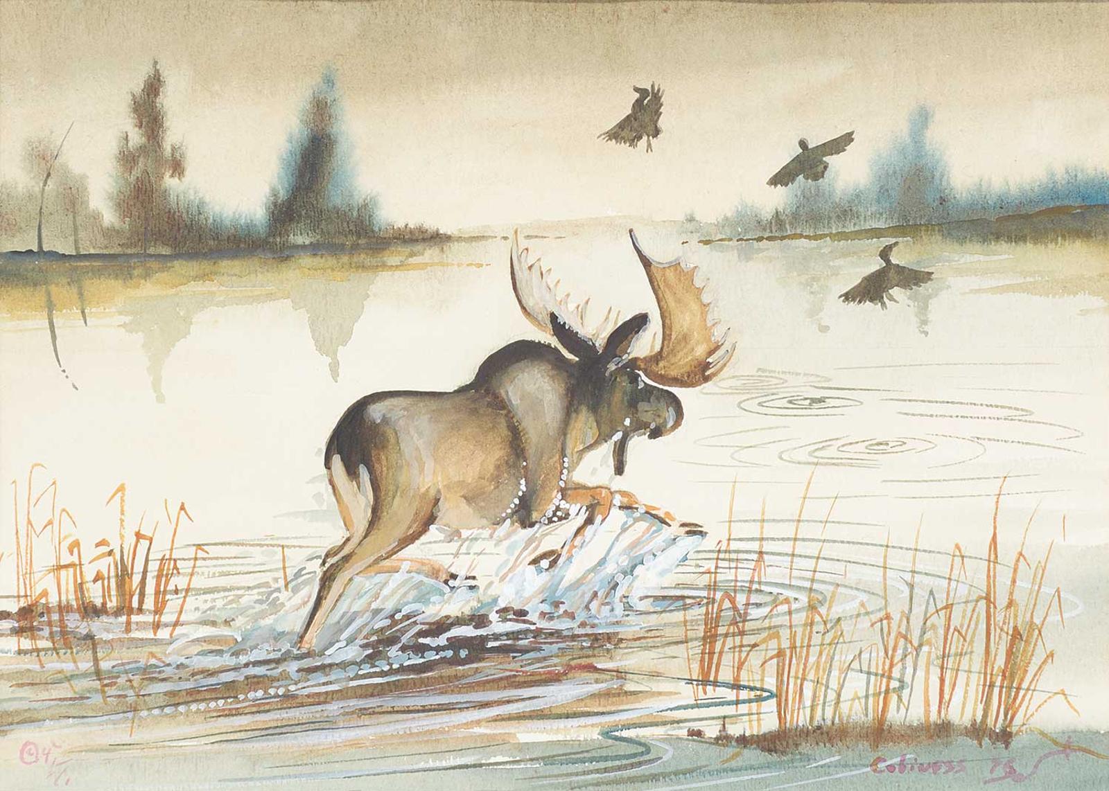 Edward [Eddy] Cobiness (1933-1996) - Untitled - Bull Moose