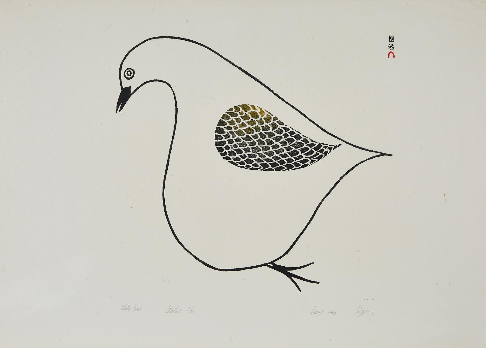 Lizzie Saggiak (1924-1989) - White Bird
