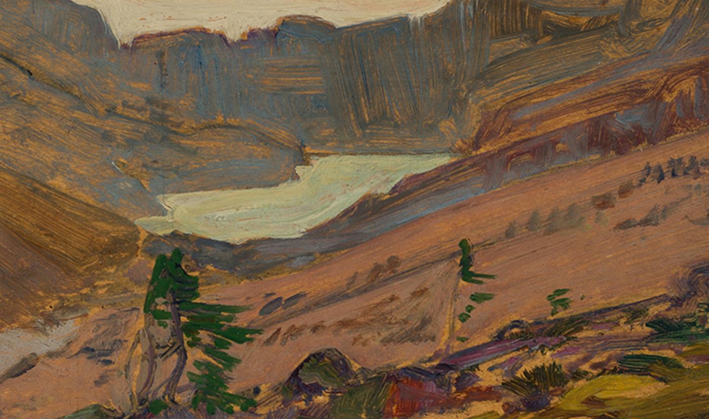 James Edward Hervey (J.E.H.) MacDonald (1873-1932) - Mountain Lake