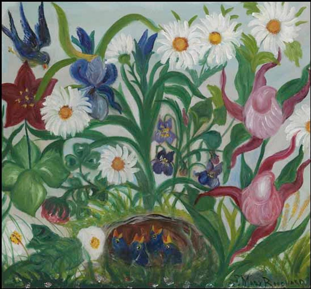 Simone Marie Bouchard (1912-1945) - Nature morte aux oiseaux et fleurs