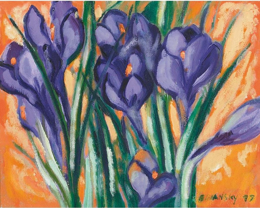 Rita Briansky (1925-1966) - Purple And Orange Crocus