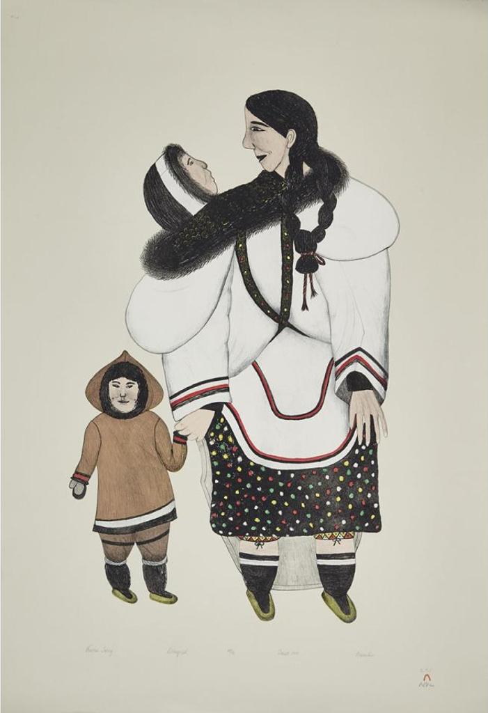 Napatchie Pootoogook (1938-2002) - Woman Today