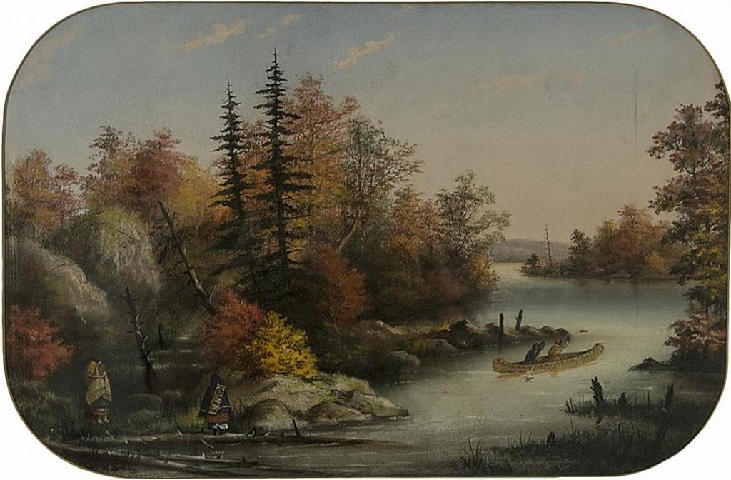 Alfred Worsley Holdstock (1820-1901) - Lake Temascaming
