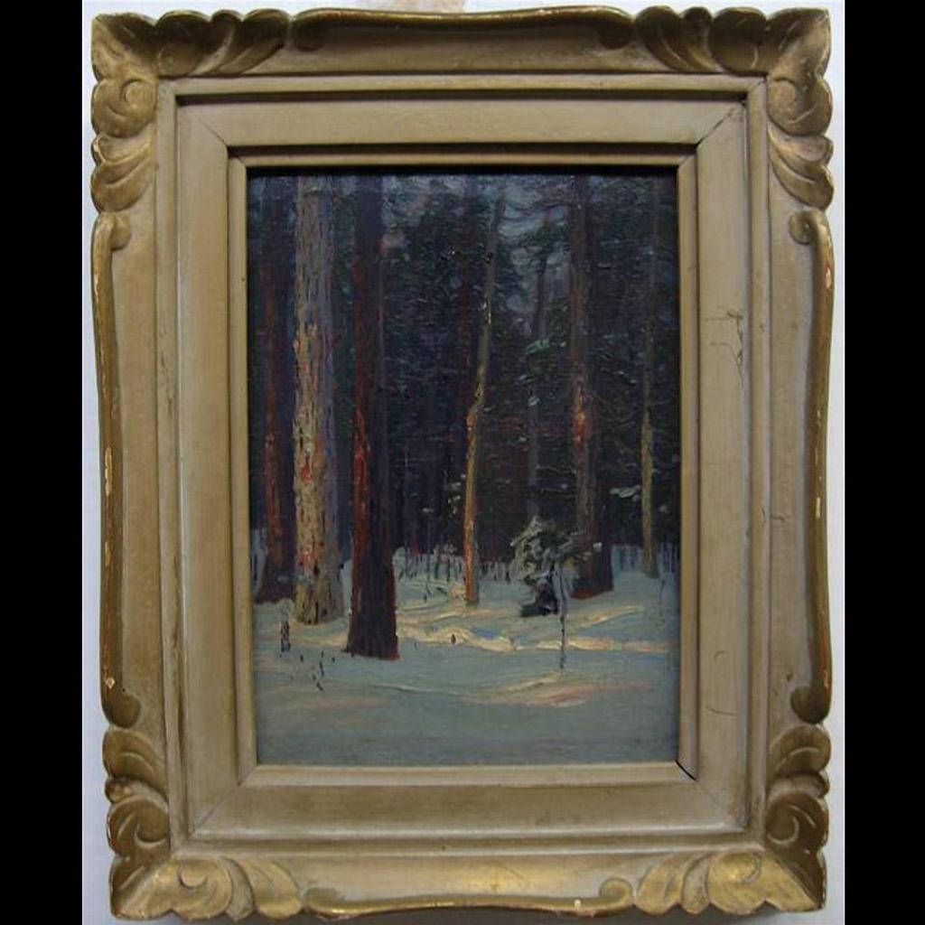 Frederick Henry Brigden (1871-1956) - Woodland Study - Winter