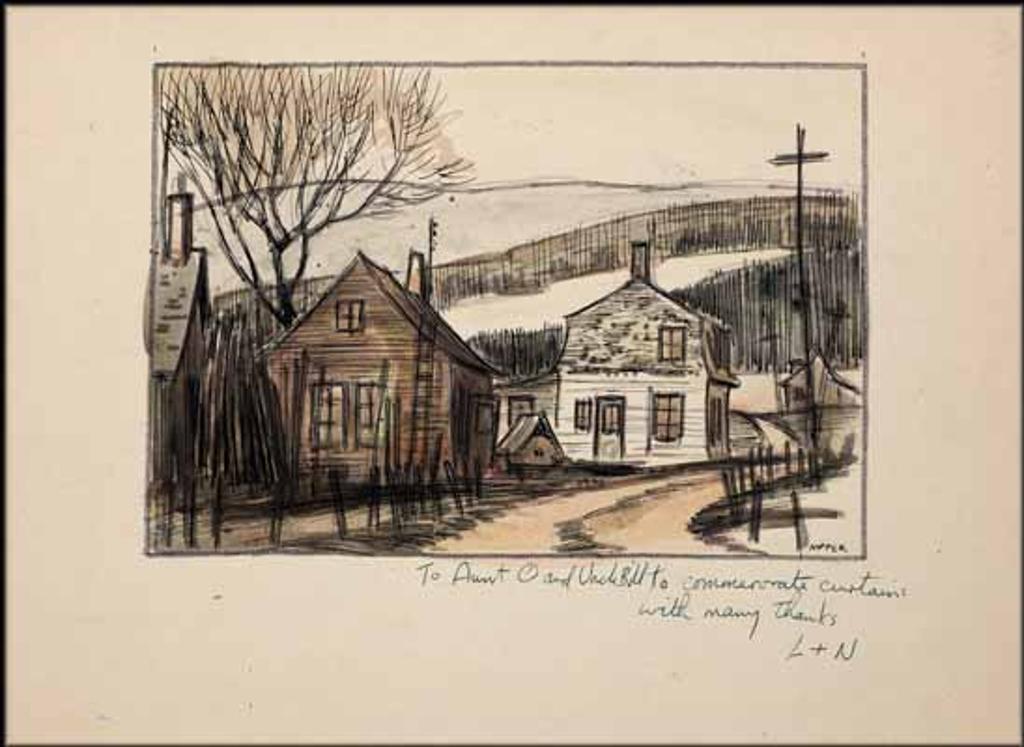 John Geoffrey Caruthers Little (1928-1984) - Farmhouse