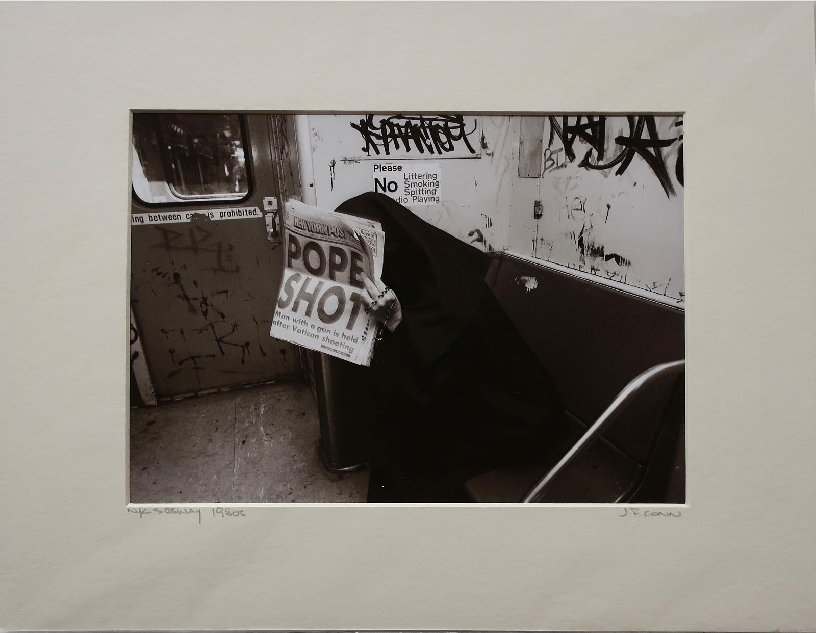 John F. Conn - Ny Subway 1980's (Pope Shot)