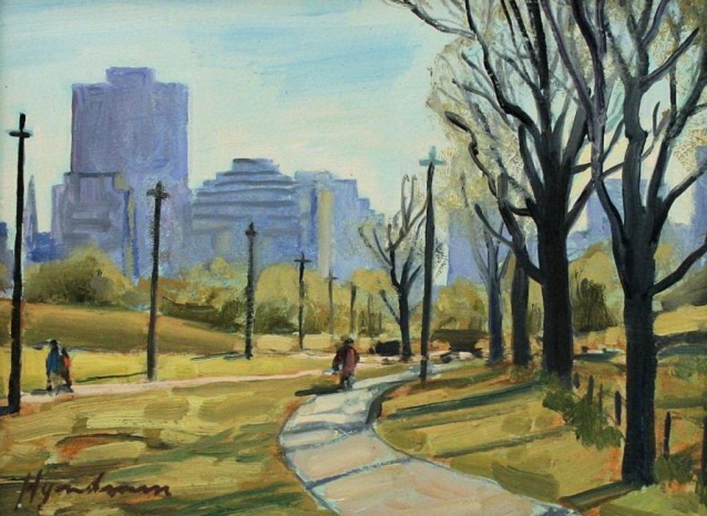 Robert Stewart Hyndman (1915-2009) - Downtown Ottawa from Preston Street