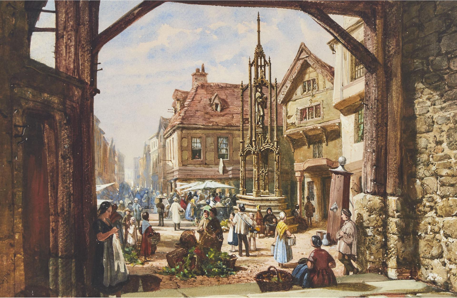 Louise J. Rayner (1832-1924) - Winchester City Cross