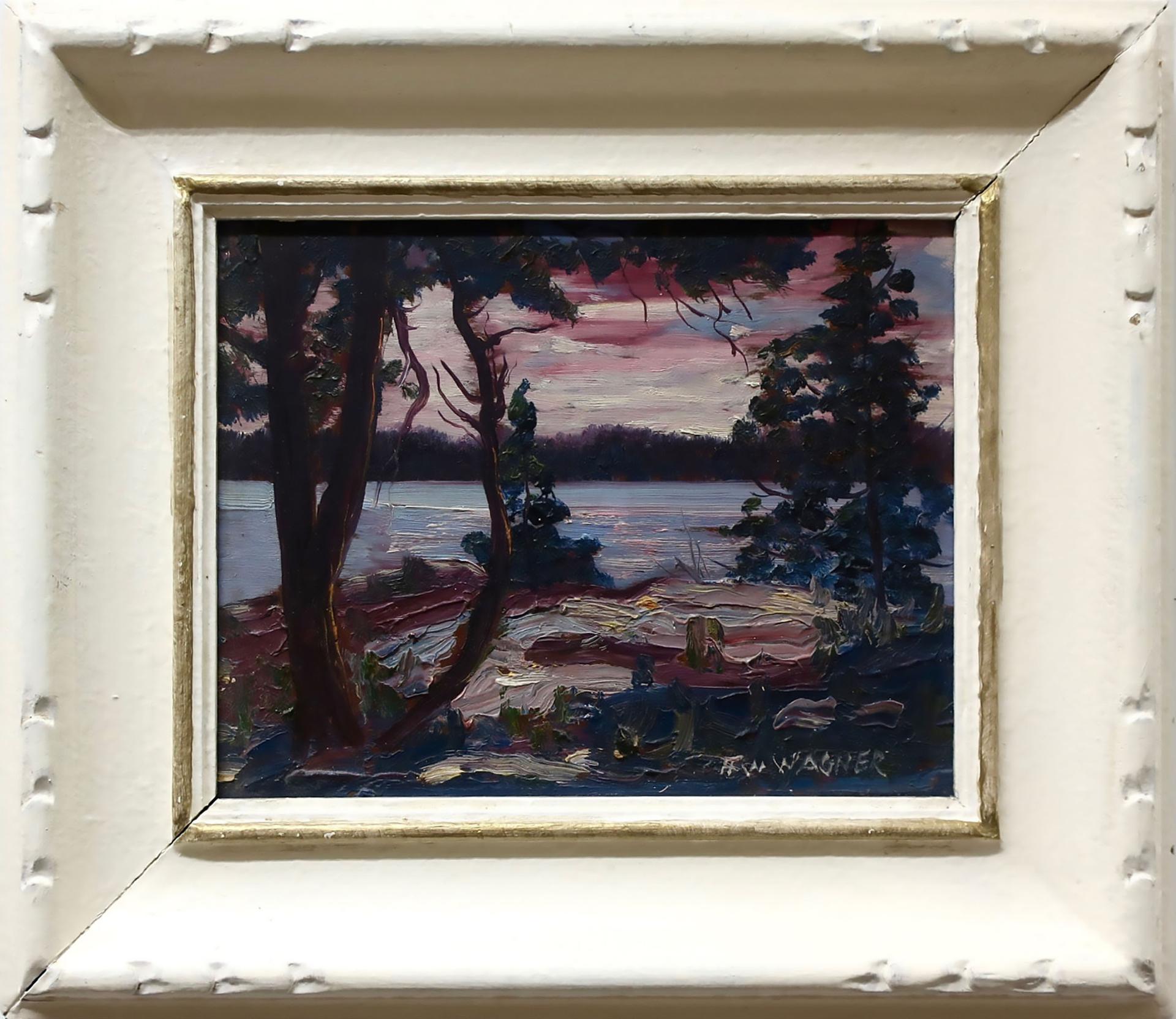 Herbert William Wagner (1889-1948) - Evening Lake Study