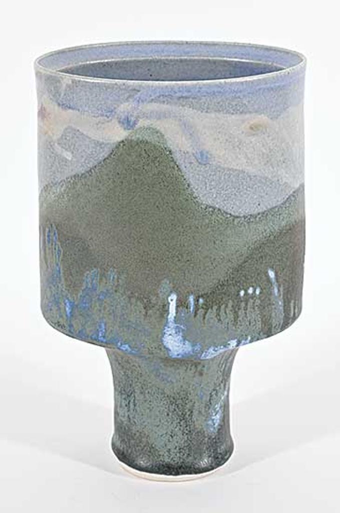 Robin Hopper (1939-2017) - Untitled - Mountain Landscape Vase