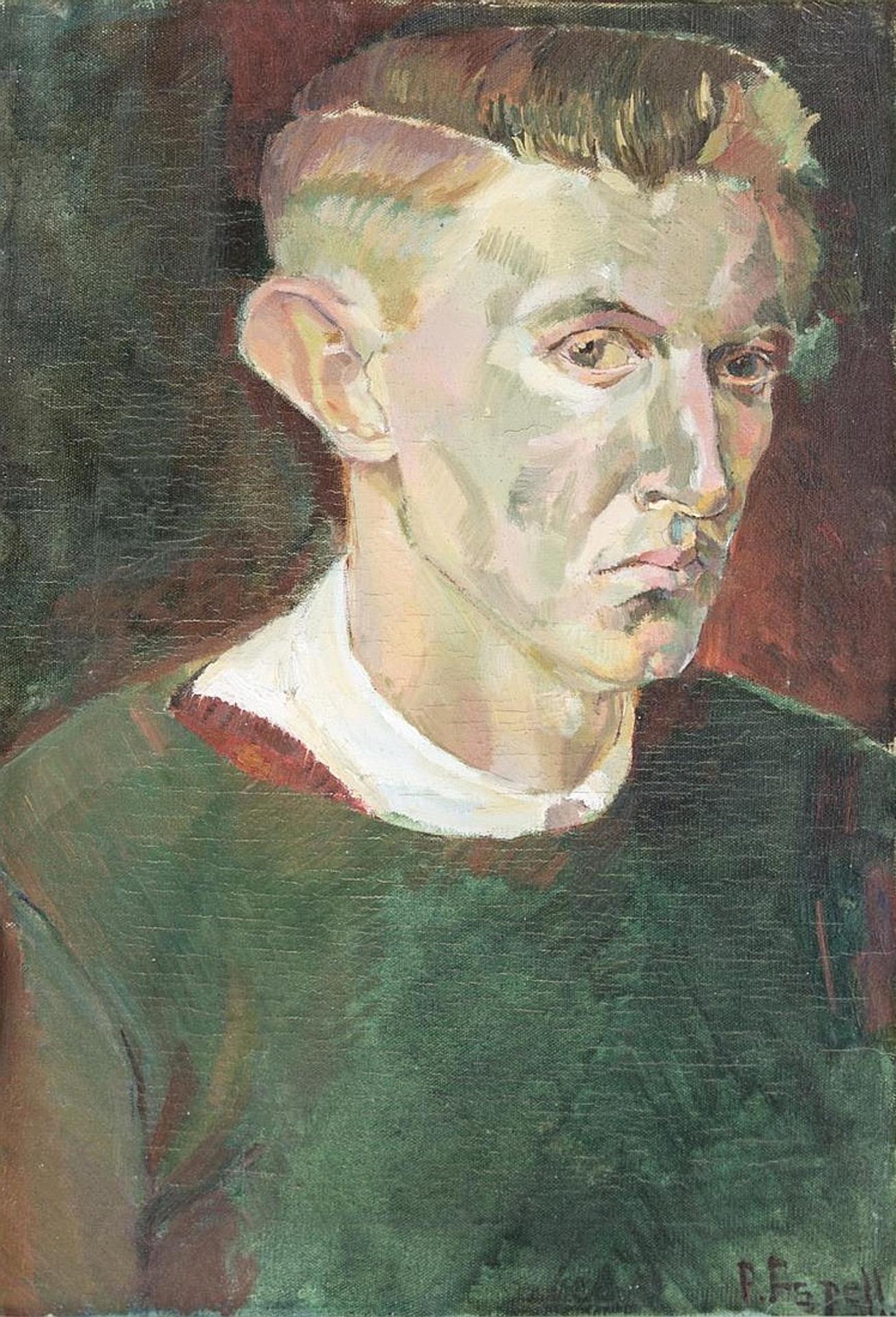 Peter Noel Lawson (Winterhalter) Aspell (1918-2004) - Portrait of a Young Man