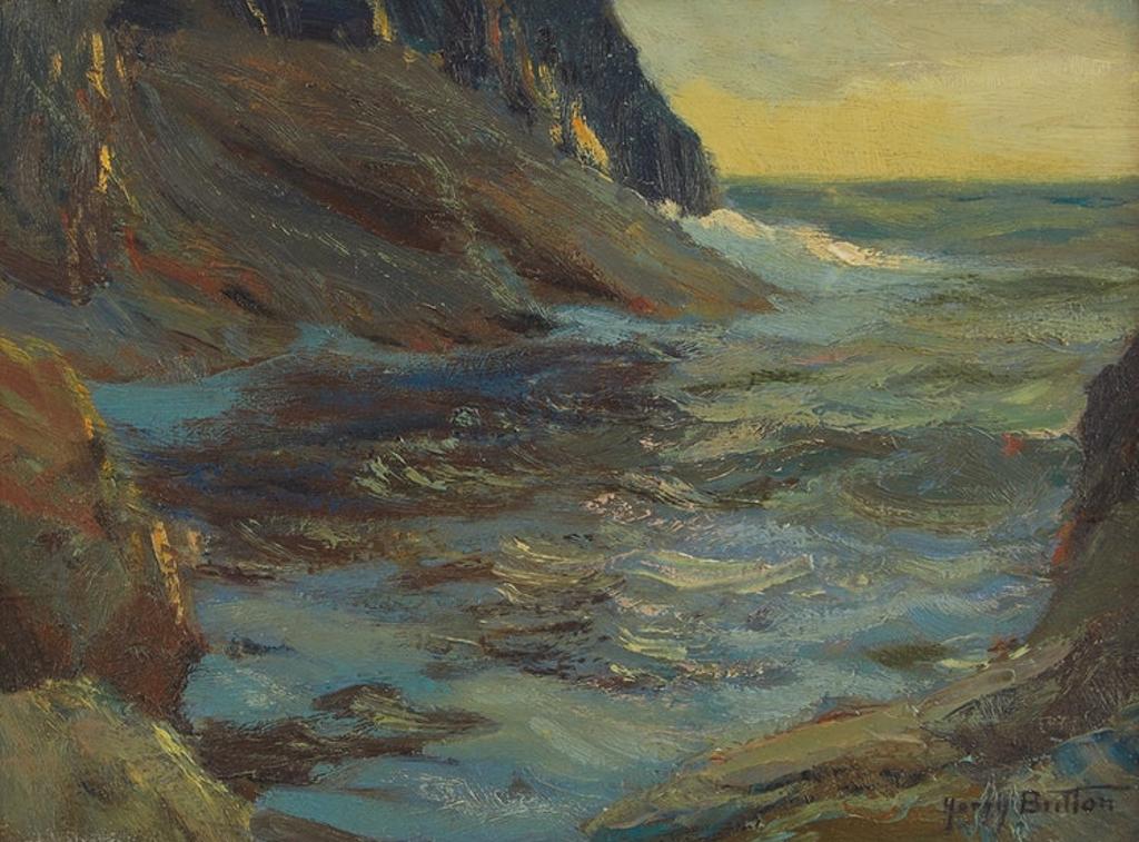 Harry Britton (1878-1958) - Eventide - Near King Arthur's Castle, Tintagel, Cornwall, Eng.