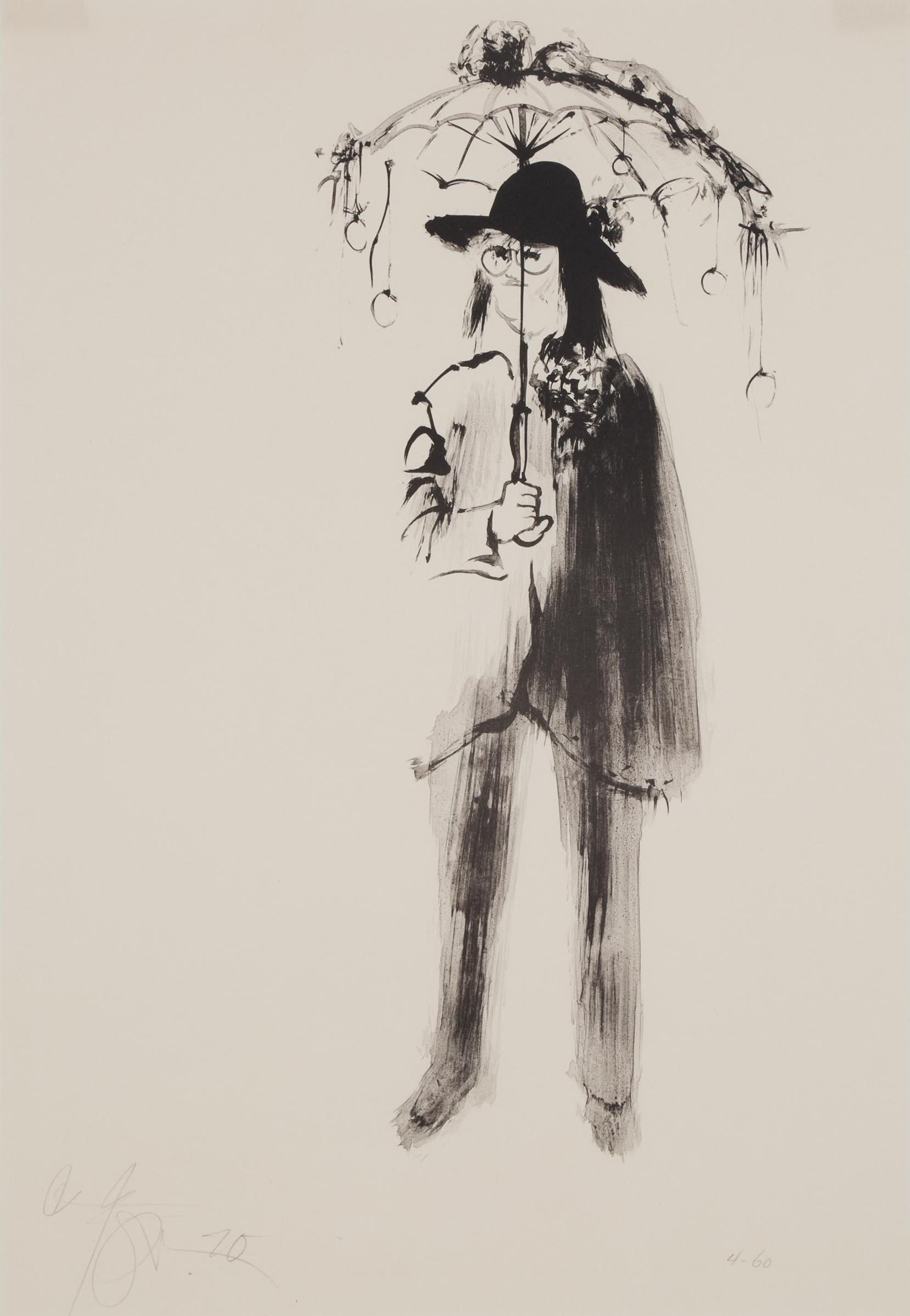 Harold Barling Town (1924-1990) - Flower Person, 1970