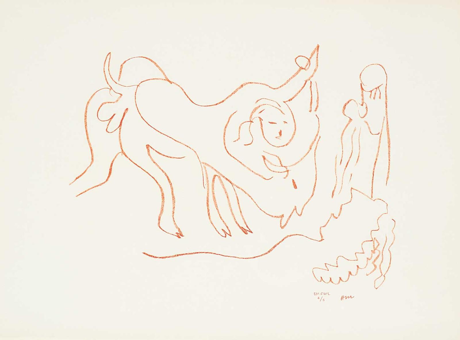 Henri Matisse (1869-1954) - Je veux, Me souvenant de ma gentille amie Epr. de'art #4/6