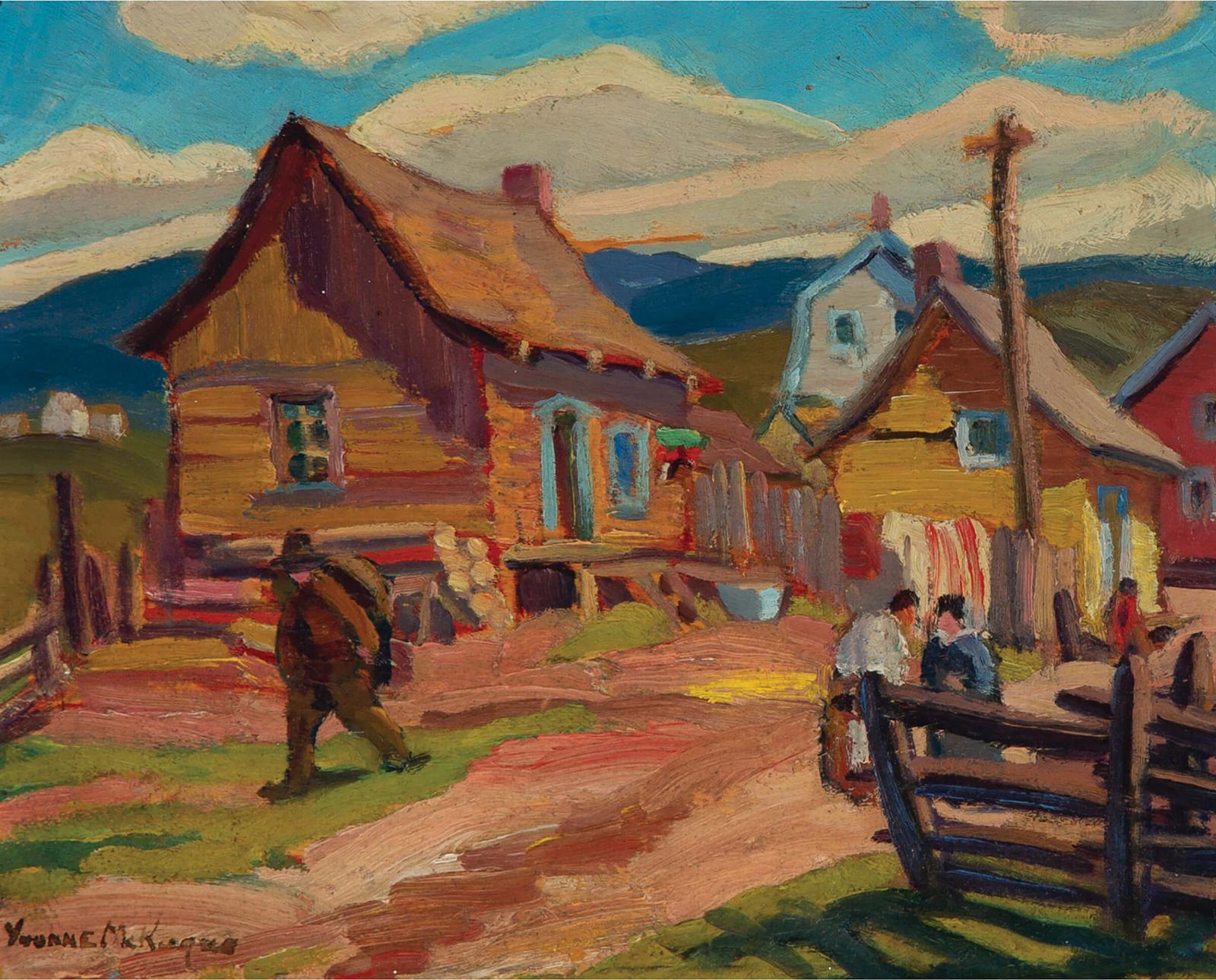 Yvonne Mckague Housser (1897-1996) - St. Urbain, Quebec