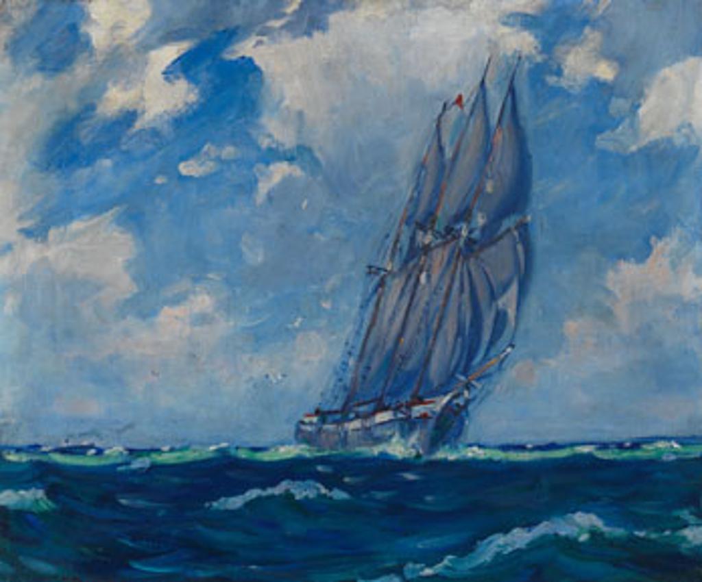 Manly Edward MacDonald (1889-1971) - Ship at Sea