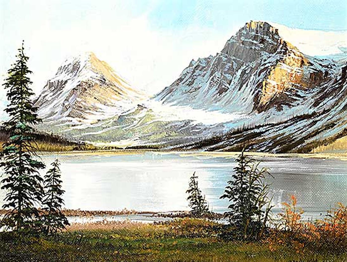 Matthew Wong (1948) - Bow Lake, Banff