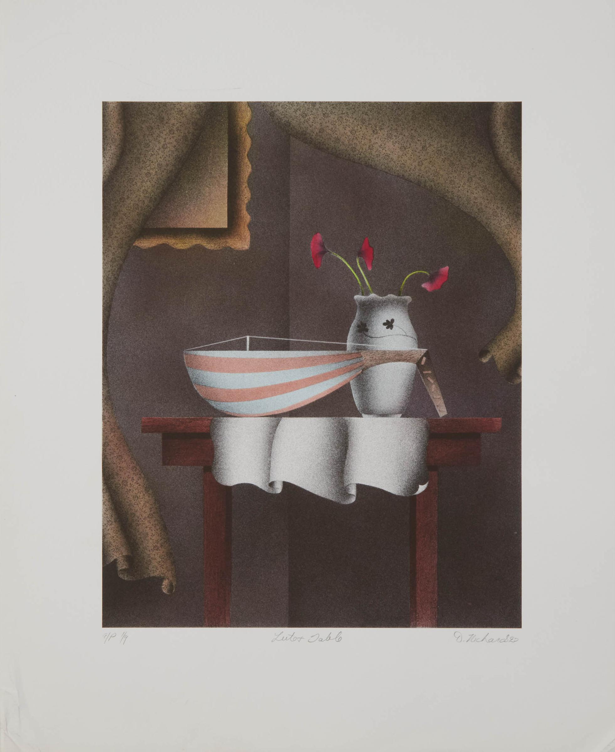 Daniel Richards (1947) - LUTE & TABLE, 1993
