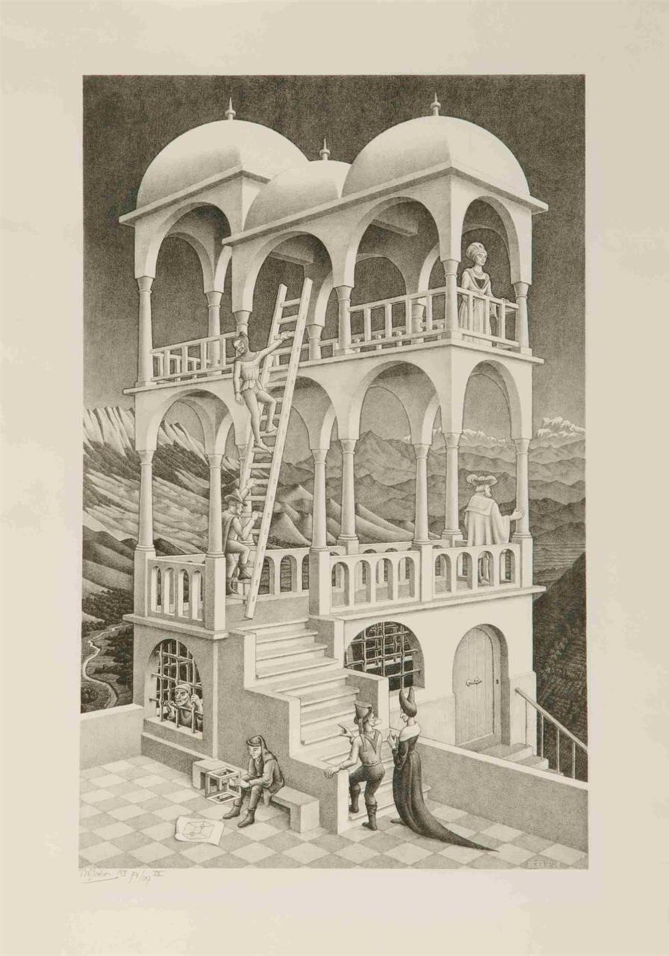 M.C. Escher (1898) - Belvedere (1958)