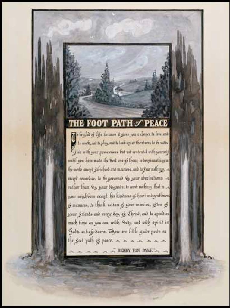 Thomas John (Tom) Thomson (1877-1917) - The Foot Path of Peace