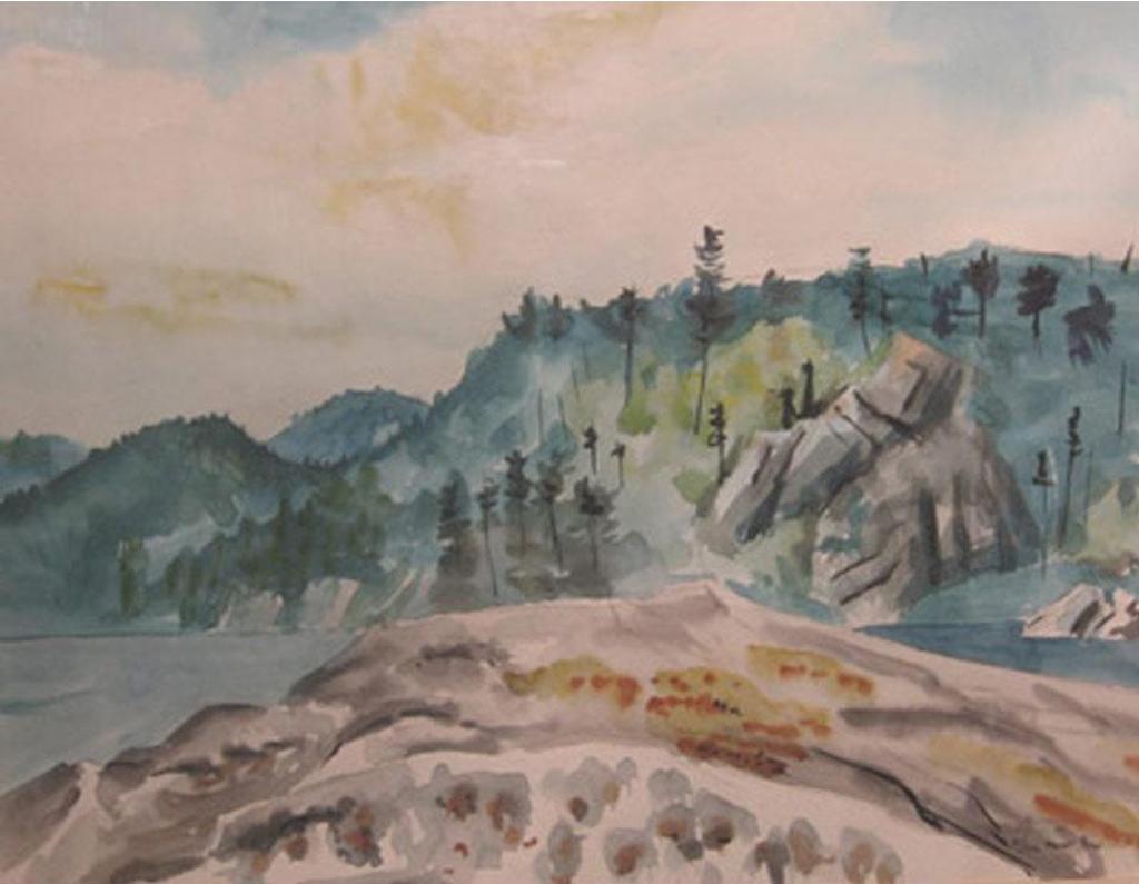 Frederick Hagan (1918-2003) - Rock And Ridge-Wolf Lake, Kugagami