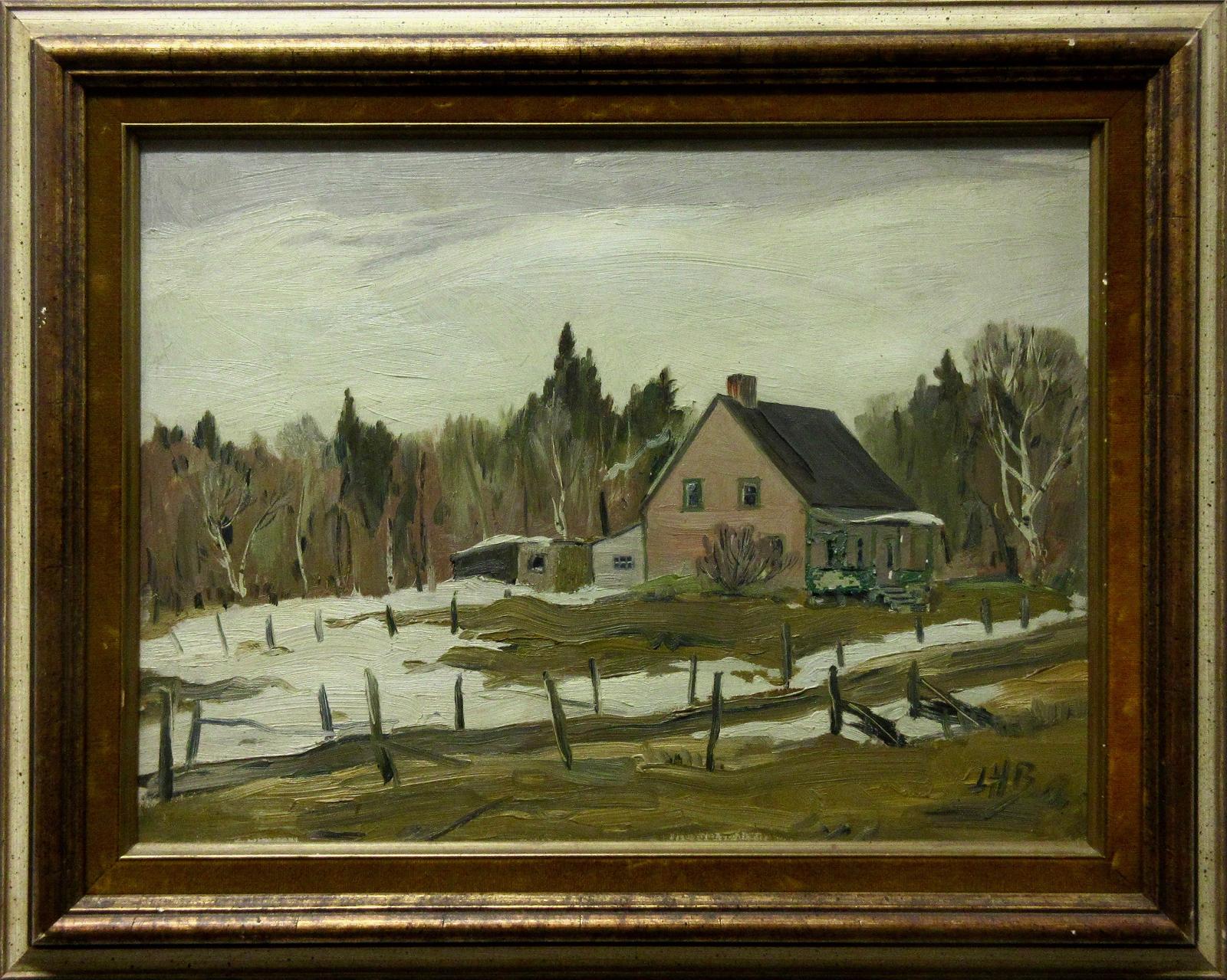 Lorne Holland George Bouchard (1913-1978) - April Day, P. Que - 1.5 Mi From Drummonville