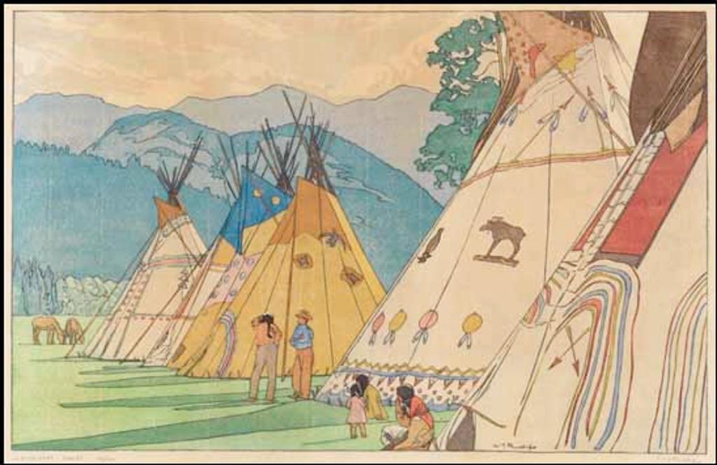 Walter Joseph (W.J.) Phillips (1884-1963) - Indian Days, Banff