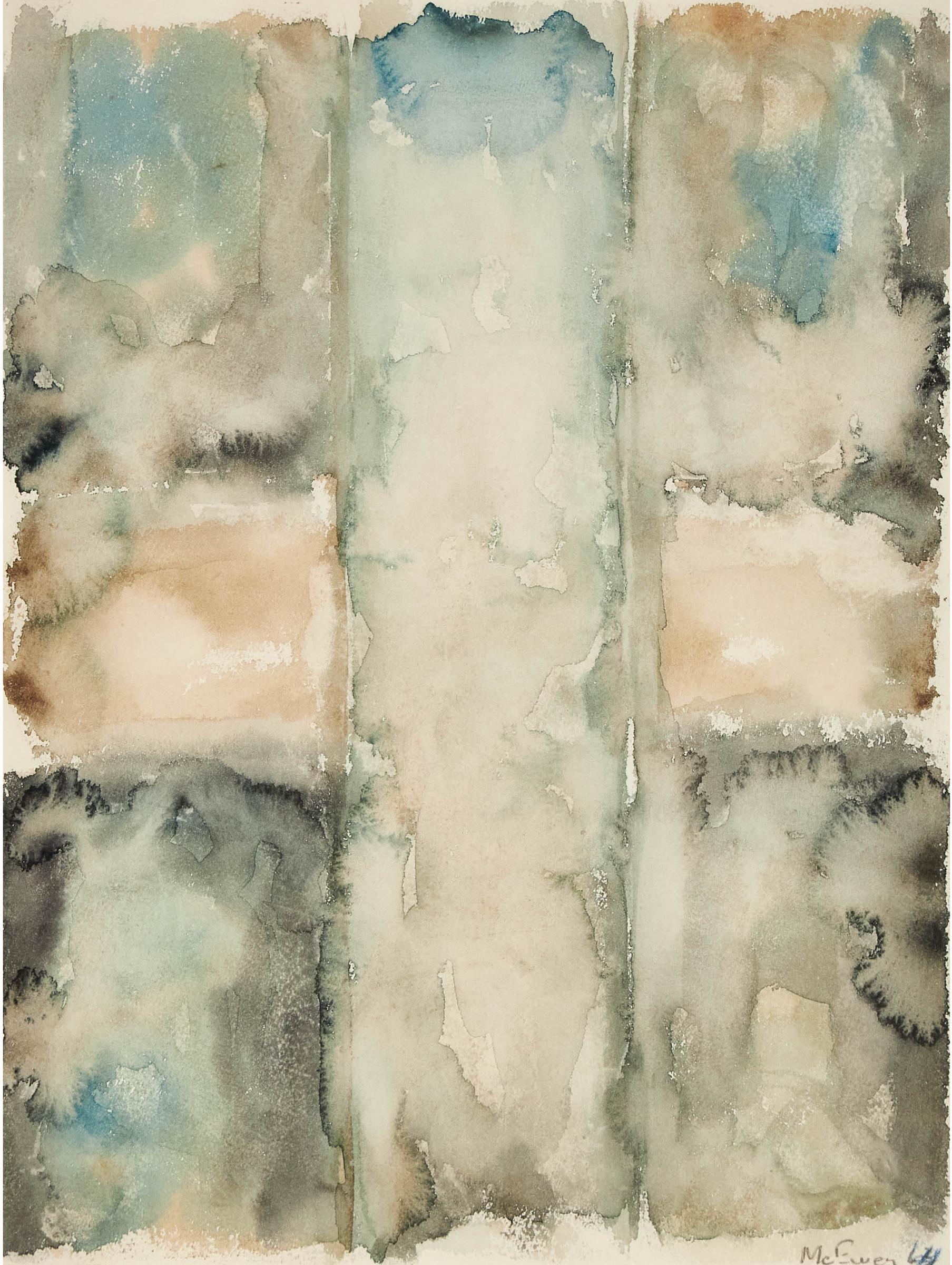 Jean Albert McEwen (1923-1999) - Untitled (Aquarelle), 1964