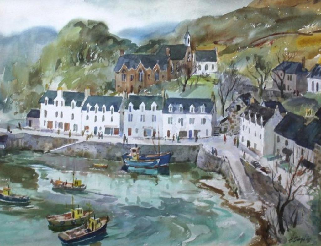 Henry John Simpkins (1906-1995) - A Harbour Village