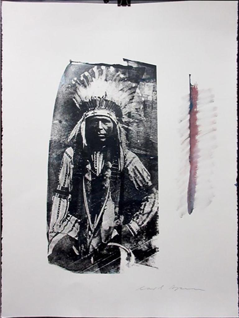 Carl Beam (1943-2005) - Untitled (Chief - Feather)
