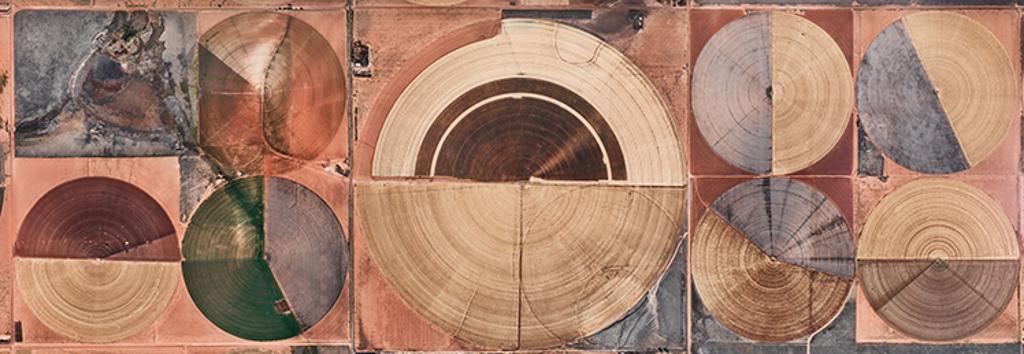 Edward Burtynsky (1955) - Pivot Irrigation #14, High Plains, Texas Panhandle, USA