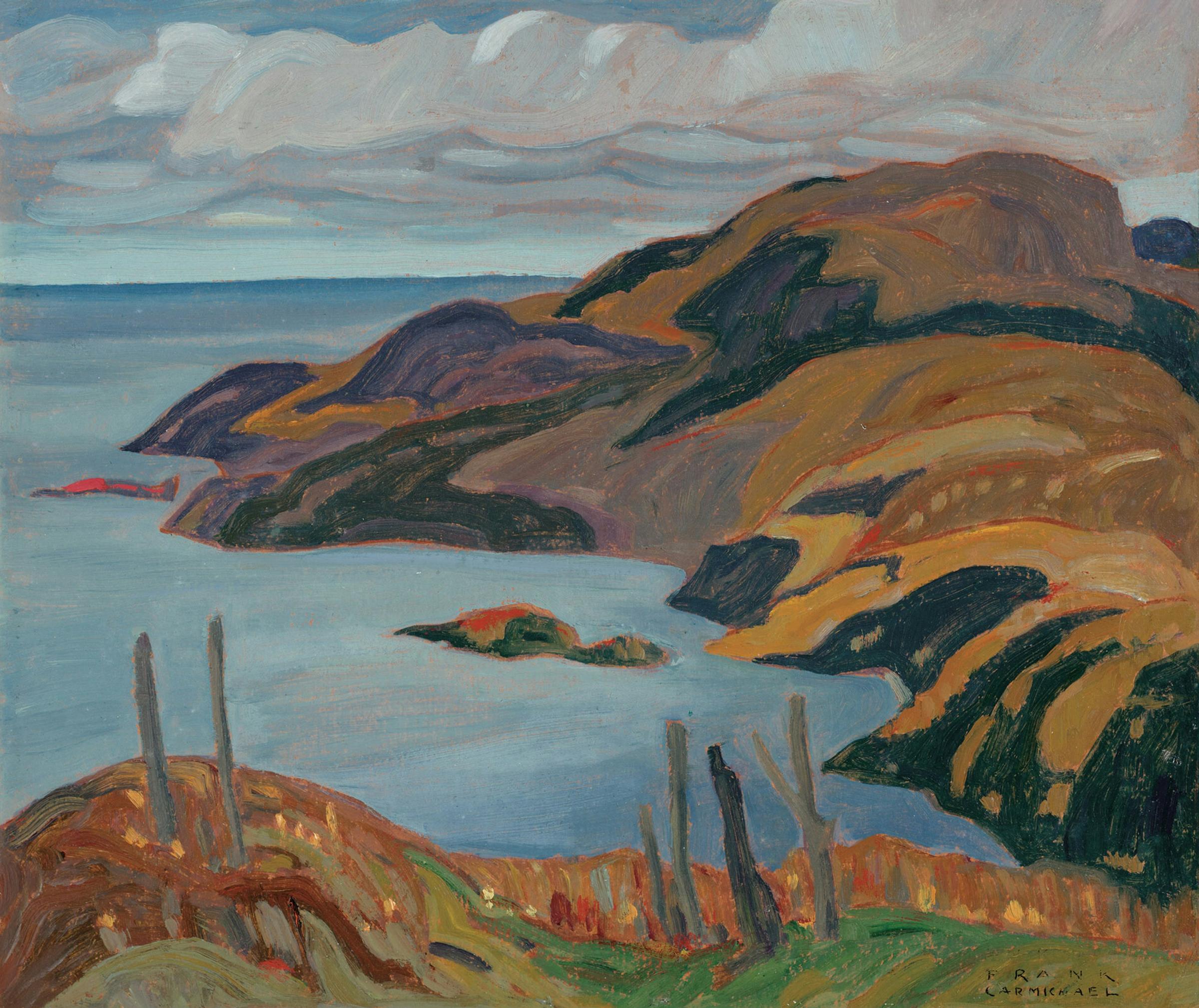 Franklin H. Carmichael (1898-1992) - Port Coldwell, Lake Superior, 1928