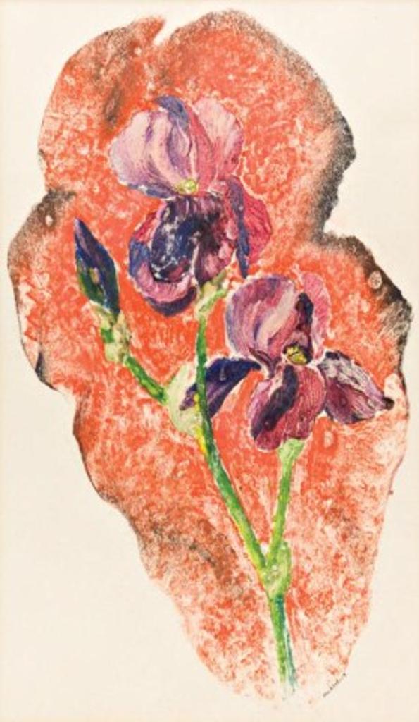 Louis Muhlstock (1904-2001) - Purple Orchids